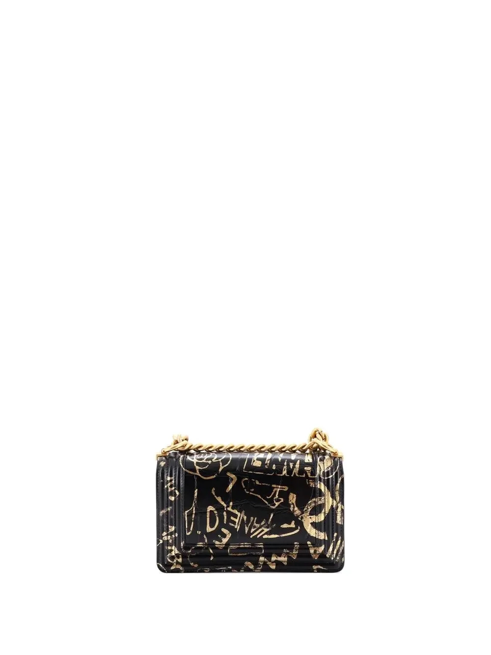 Chanel Boy Flap Bag Graffiti Crocodile #242868C48B
